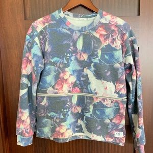 OBEY FLORAL SWEATSHIRT size XS